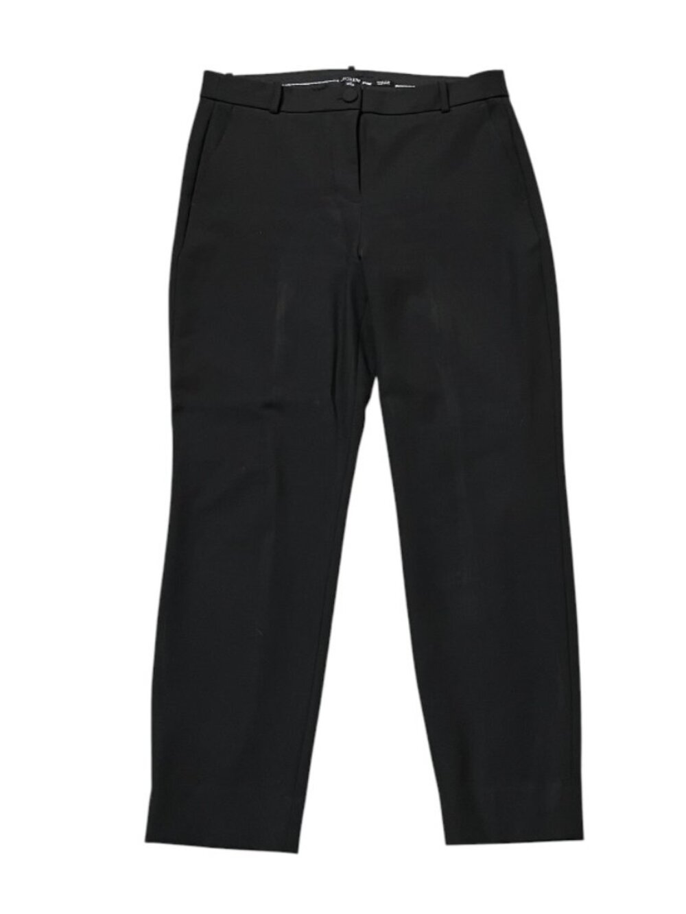 J.Crew Cameron Pants Women's 12 Black High Rise Slim Ankle Career Office Stretch